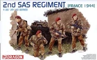 Dragon 1/35 6199 WWII British 2nd SAS Regiment (France 1944) (4 Figures)