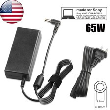 65W AC Adapter Power Laptop Charger Cord for Sony Vaio VGP-AC19V48 ADP-65UH US
