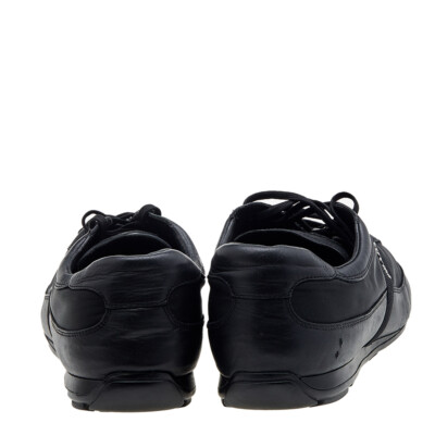 Prada Sport Black Leather And Nylon Low Top Sneakers Size 44 Prada Sport Black Leather And Nylon Low Top Sneakers Size 44