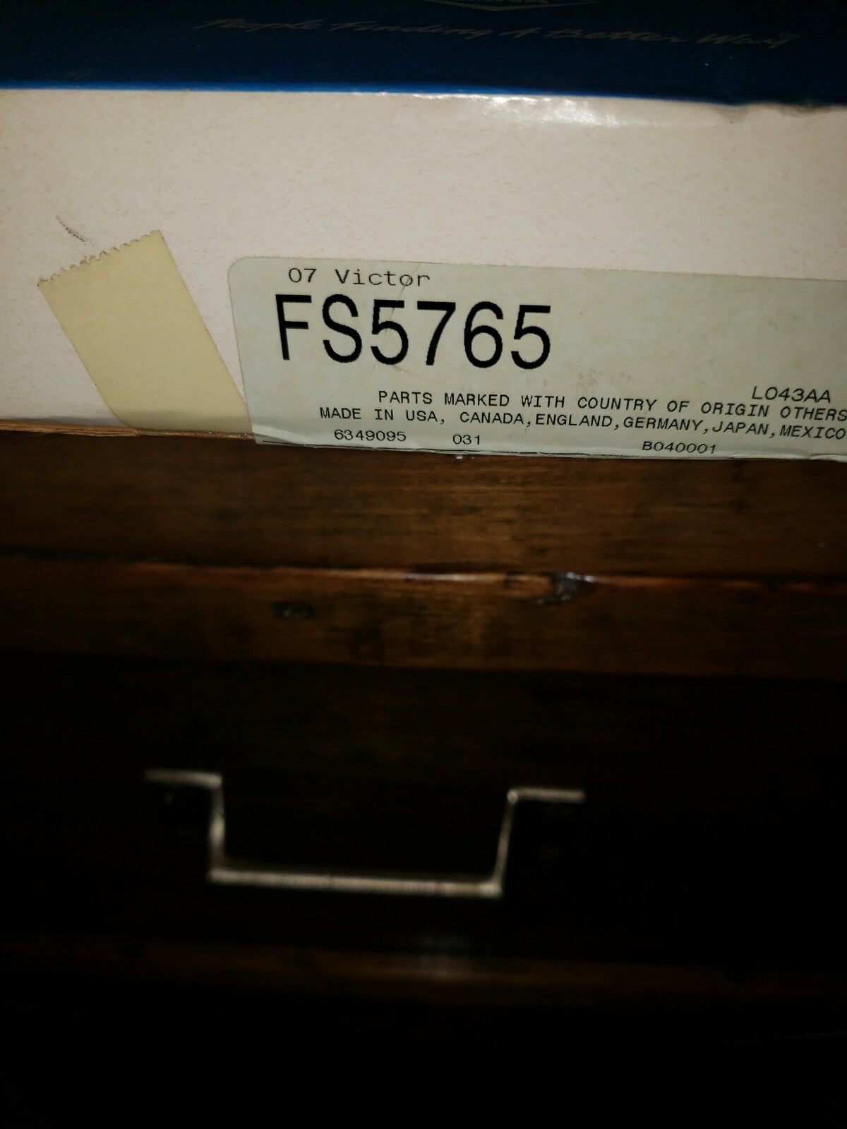 Engine Gasket Set-Full Set Victor 