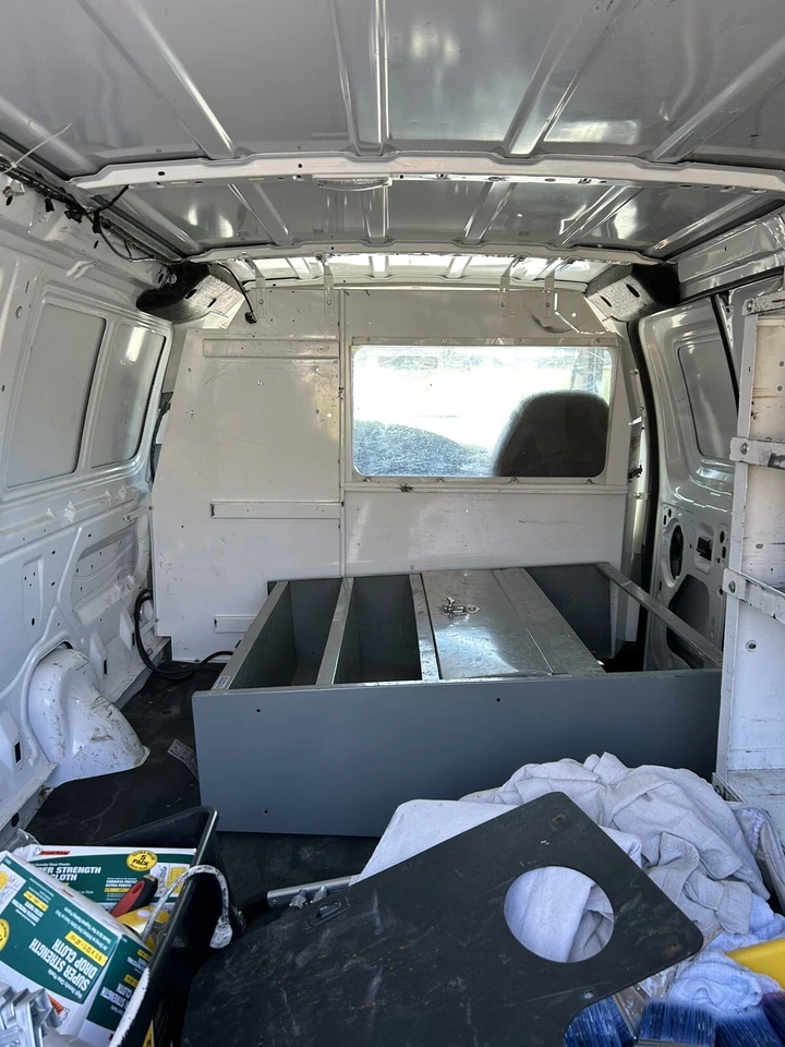 Weatherguard Mamparo Divisor Blanco y Aluminio Portador Conducto Foto 3 de 4