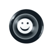 Leiber 12 Kn&ouml;pfe 02/570/58 Smiley/Schwarz