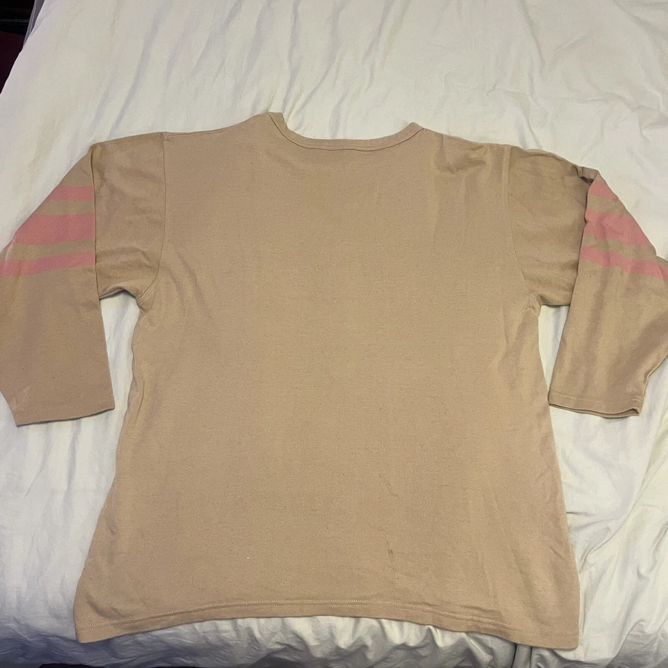 Vintage Sean John Mens Graphic 2XL Tan Long Sleeve EUC Puff Daddy Diddy Combs - Image 3 of 4