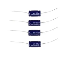 2 Pairs 2.2uF 100V NON Polar Capacitor Bass Blocker For All Tweeters InstallBay