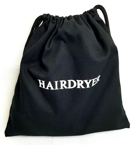 Cotton Hair Dryer Storage Bag Embroidered for Hotel Luggage Travel Hairdryer bag - Picture 3 of 6