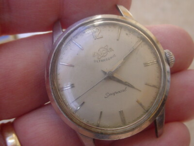 Vintage Enicar Ultrasonic Seapearl Cal. AR1010, 35 mm Case.