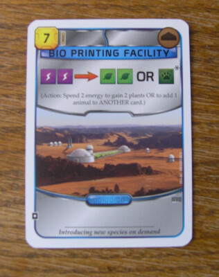 Terraforming Mars Promo BIO PRINTING FACILITY (englisch) NEU