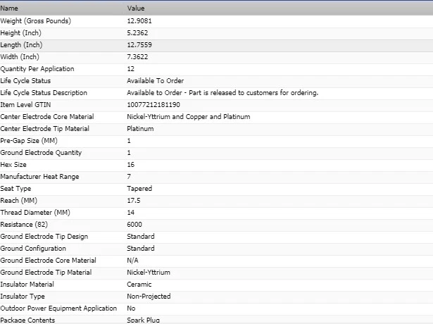8 Pcs Spark Plugs Bosch Platinum For 2003-2004 MERCURY MARAUDER V8-4.6L - Image 3 of 4