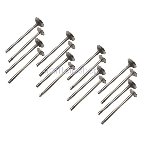 16x Válvula de admisión Válvula de escape para Renault Megane Scenic Dacia Dokker - Imagen 4 de 12