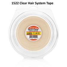 1522 Clear Adhesive Tape for hair systems wigs 1.0 wide x 36 yard roll