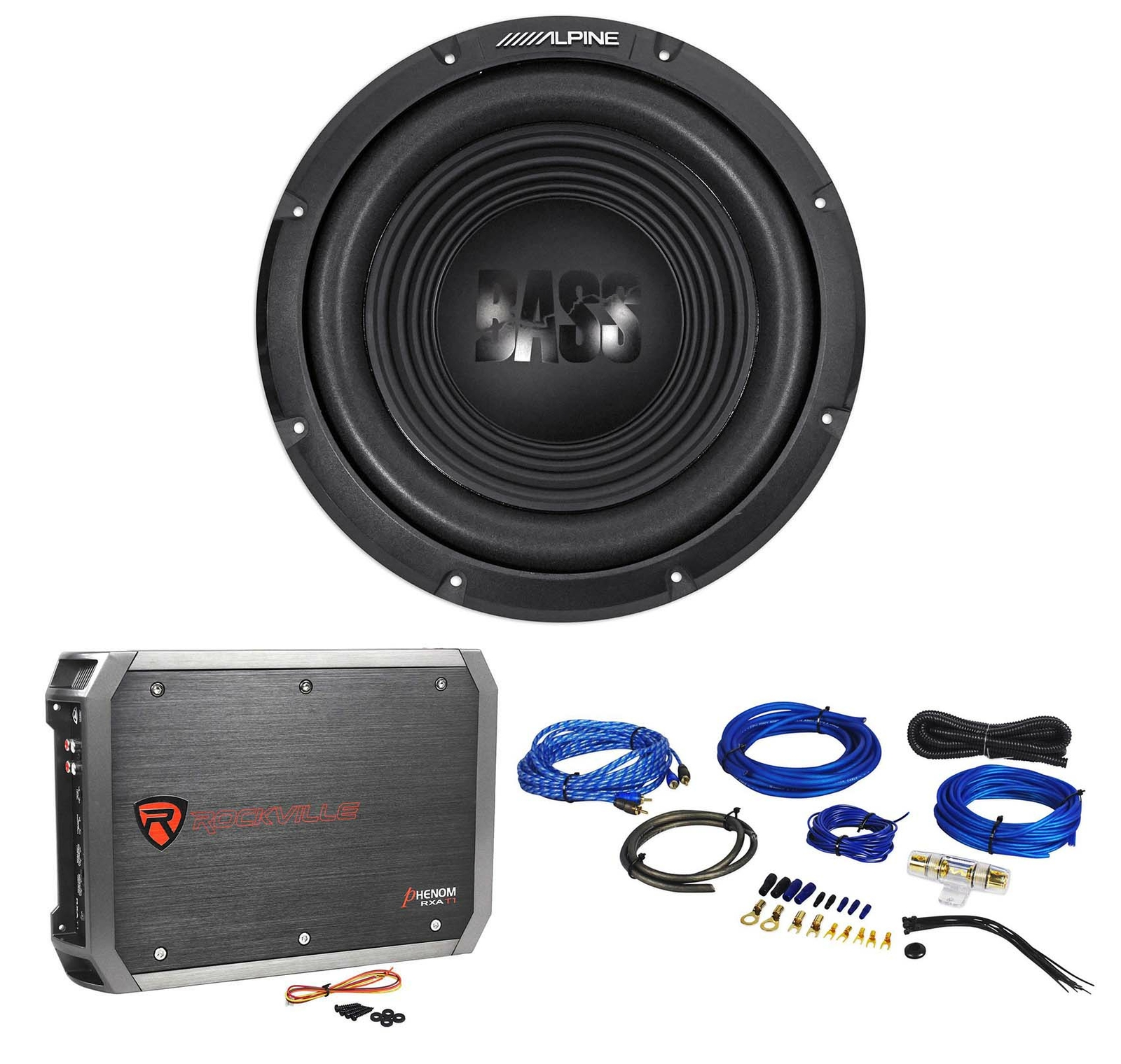 Alpine W12S4 12 750 Ваттный 4-омный автомобильный Аудио сабвуфер 2-канальный усилитель Комплект усилителей 24790₽