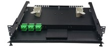 12 Fiber 1RU Rack Mount FDP Patch Only w/ 6 SC/APC Duplex Adapters