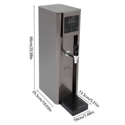 10L Hot Water Dispenser Boil Machine Heater Warmer Kettle 304 Stainless Steel