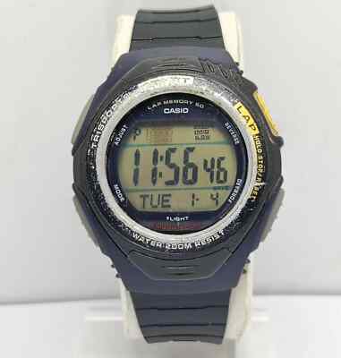 Casio STR-600 Module 2634 Tough Solar Digital Quartz Vintage Men's