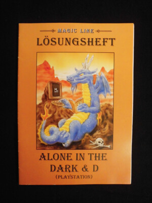 Lösungsheft-Magic Line- ALONE IN THE DARK & D, Playstation, Hintbook 1992 in OVP