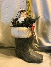 primitive vintage look Christmas santa claus