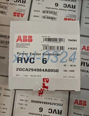 1pcs NEW ABB  RVC-6  Power factor controller   DHL shipping #Z
