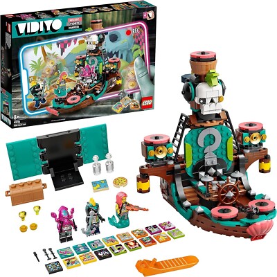 LEGO 43114 VIDIYO Punk Pirate Ship Beatbox Music Video Maker, Musik Spielzeug Se