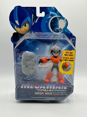 Mega Man Fully Charged Deluxe Series Drill Man Schematics Action Figur NEU&OVP
