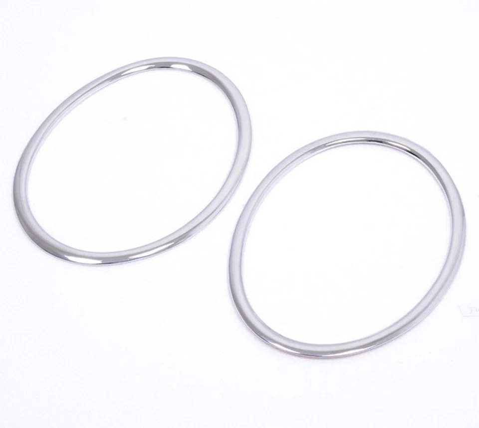 Para Nissan Juke 2011 2012 2013 Cromo Faro Delantero Anillo Cubierta Borde Foto 2 de 4