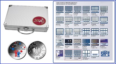SAFE-245-0-20-Euro-Münzkoffer-Smart-mit-3D-Plakette-leer-zum-selbst-befüllen