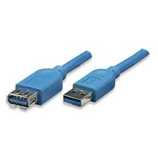 Techly Cavo Prolunga USB 3.0 A maschio/A femmina 3 m blu