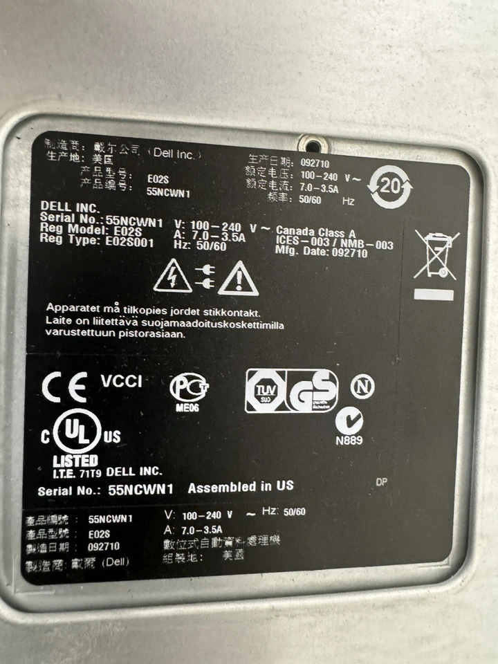 EMC AVAMAR ADS GEN3 LARGE ACCEL SERVER 100-580-605 HDD 6x1 TB - Image 4 of 4