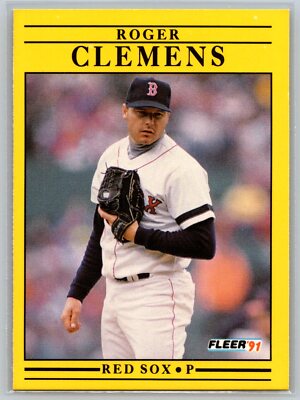 Roger Clemens 1991 Fleer BASEBALL #90 Boston Red Sox | eBay