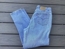 VTG Levis 9922 Women’s Sz 18 M Blue High Waisted Mom Jeans Orange Tab USA Made