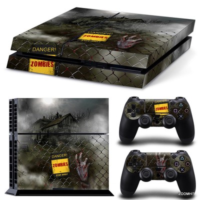 PS4 Playstation 4 Console Skin Decal Sticker Resident Evil + 2 Controller Skins