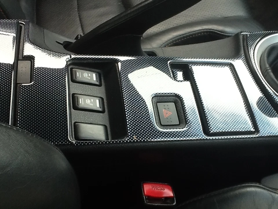 Juego de molduras de tablero de fibra de carbono interior 2006 2007 2008 para Nissan 350Z 350-Z 350 Foto 4 de 4