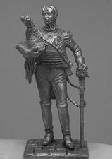 France. Marshal Saint-Cyr Hand UnPainted Tin Miniature 54mm 1/32 Figurines