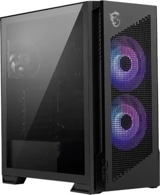 MSI MPG VELOX 300R Airflow PZ Midi Tower Gaming Gehäuse, Seitenfenster, Schwarz