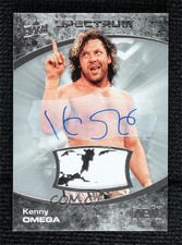2021 Upper Deck AEW Spectrum Memorabilia Auto 14/20 Kenny Omega #1 Auto 09q5