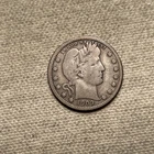 1909 S Barber Quarter in Fine Condition Minted in San Francisco 90% Silver QA