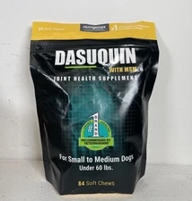 Nutramax Dasuquin with MSM Soft Chews for Small to Medium Dogs 84 COUNT 01/2027