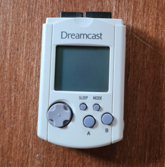 Sega Dreamcast - !!! Non jaunie !!! Original VMU Carte Mémoire - HKT-7000 TBE