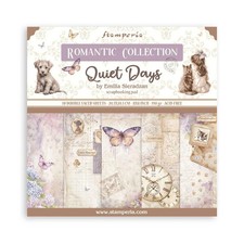 Stamperia 8x8 Paper Pad 10 D/S Sheets - Quiet Days, SBBS134