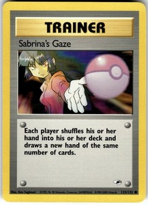 Sabrina's Gaze 125/132 Common Gym Heroes Pokemon Unlimited