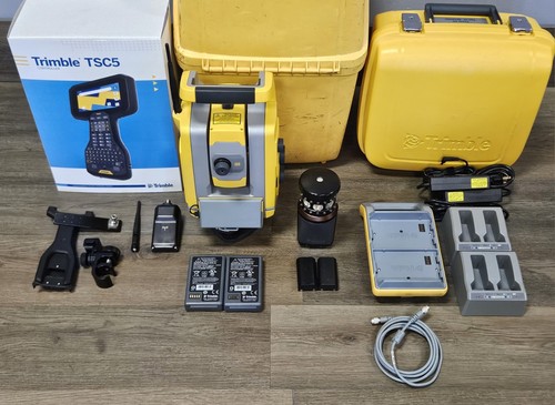 Trimble S5 3” DR Plus Robotic Total Station Kit TSC5 Access MT1000 DR+ ...