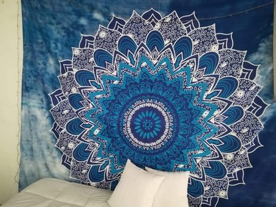 Tapestry Wall Hanging Ombre Hippie Mandala Bohemian Hippy Intricate Indian Ta...