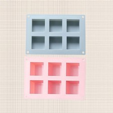 2 Pcs Silicone Cake Mould Soap Mold Molds to Make Handmade Soaps