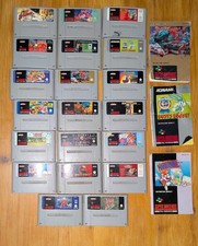 Super Nintendo SNES Game Bundle – 20× Loose Cartridges