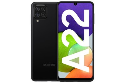 Samsung A225F Galaxy A22 schwarz 64GB 6,4 Zoll Android Smartphone 48MP Always-On