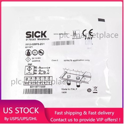 NEW SICK IM12-02BPS-ZC1 6011971 IM1202BPSZC1 Proximity switch