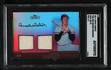 2011 Topps Tribute Dual Relic Red 1/1 Brooks Robinson SGC Authentic HOF lz7