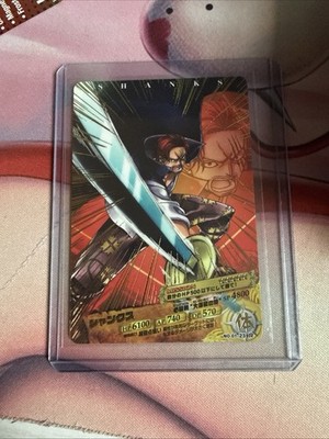 Bandai One Piece AR Carddass Shanks No.01-23 R foil card  1st edition Rare Japan
