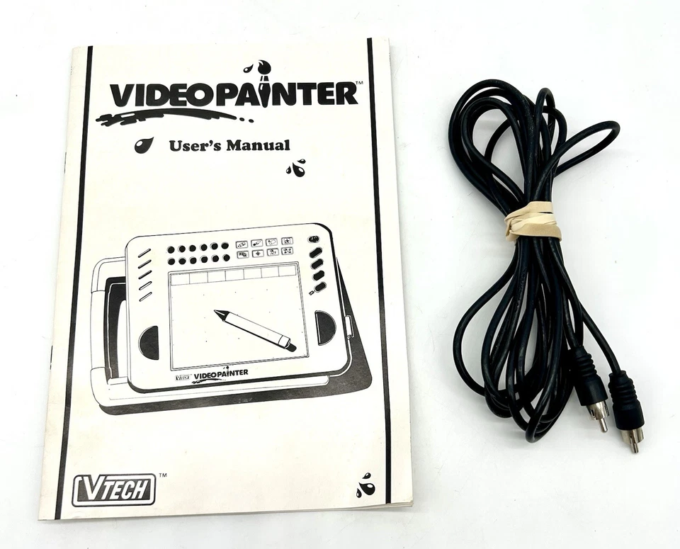 Vintage 1990s VTech Video Painter NO STYLUS With Video Cable & Original Manual - Image 2 of 4