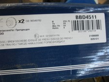 Borg Beck Bbd4511 Brake Disc Rotor Pair For Chevrolet Lacetti 2005-2025