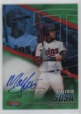 2021 Bowman's Best of Green Refractor /99 Malfrin Sosa #B21-MS Auto 1c0p